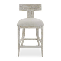 Idris White Counter Stool - Ornate Home