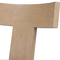 Idris Woodtone Natural Armless Chair - Ornate Home