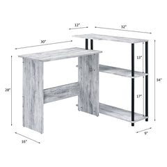 Ievi Antique White Writing Desk - Ornate Home