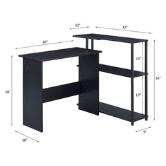 Ievi Black Writing Desk - Ornate Home