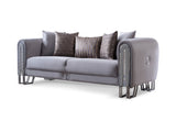 Kapadokya Grey Stationary Loveseat