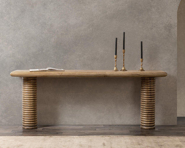 Ilaria Sand Washed Console Table - Ornate Home