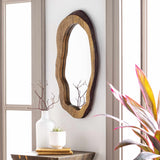 Ilaya Wood Mirror - Ornate Home
