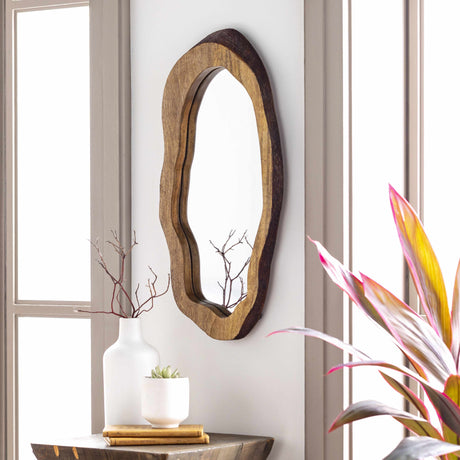 Ilaya Wood Mirror - Ornate Home
