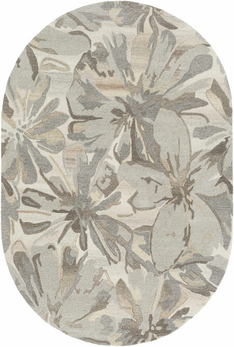 Ilfeld Athena Beige Floral Wool Rug - Ornate Home