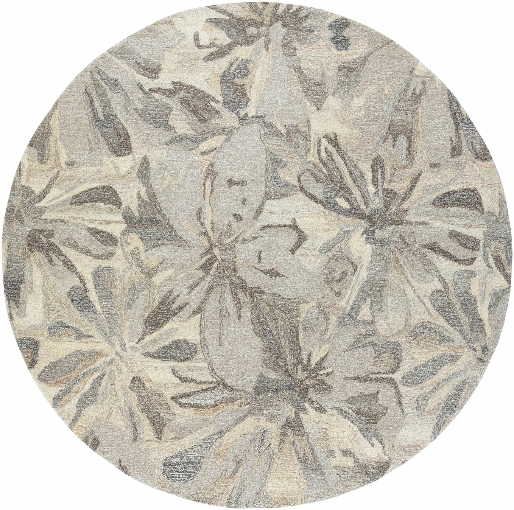 Ilfeld Athena Beige Floral Wool Rug - Ornate Home
