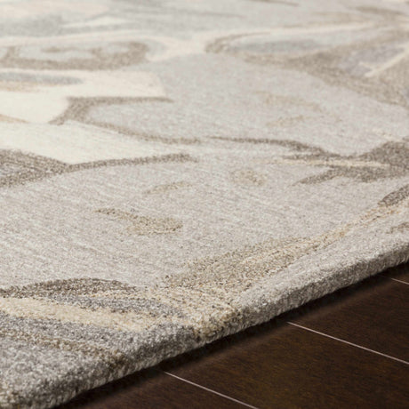 Ilfeld Athena Beige Floral Wool Rug - Ornate Home