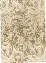 Ilfeld Athena Beige Floral Wool Rug - Ornate Home