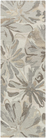 Ilfeld Athena Beige Floral Wool Rug - Ornate Home