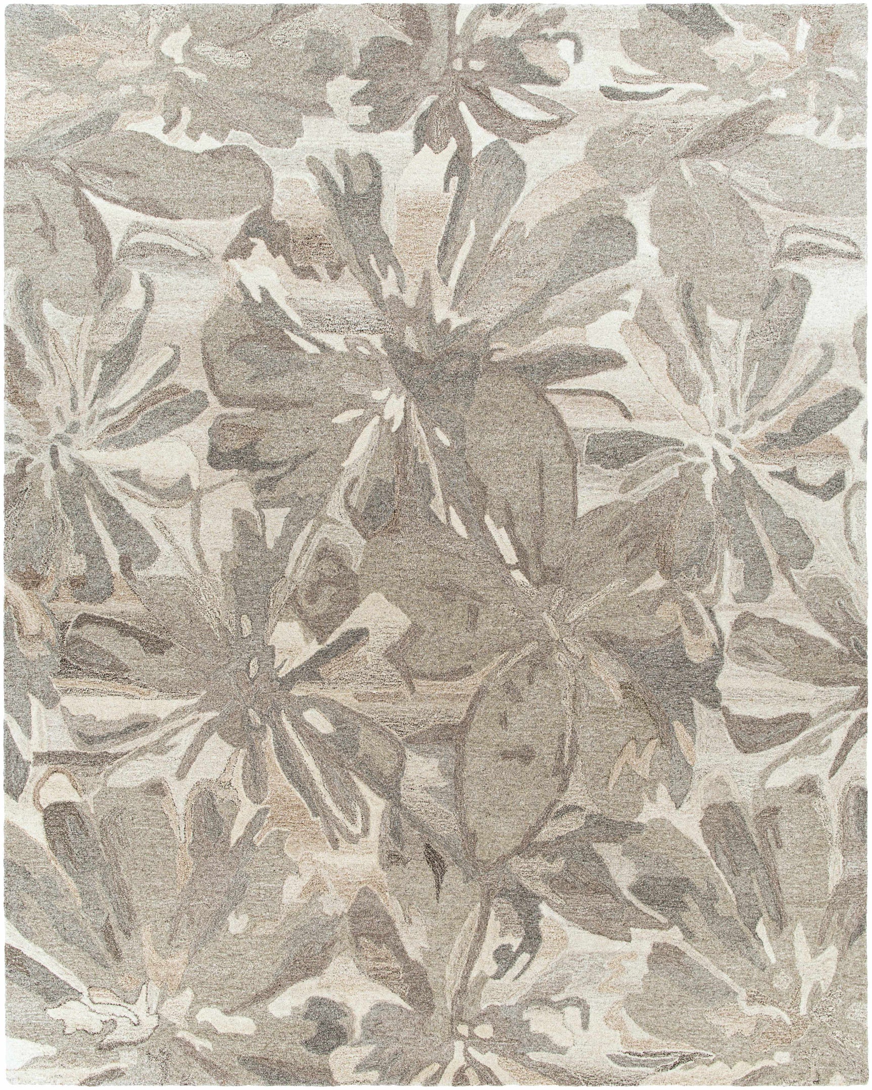 Ilfeld Athena Beige Floral Wool Rug - Ornate Home