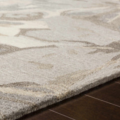 Ilfeld Athena Beige Floral Wool Rug - Ornate Home