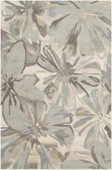 Ilfeld Athena Beige Floral Wool Rug - Ornate Home