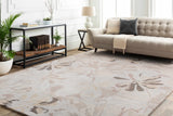Ilfeld Athena Gray Floral Wool Rug - Ornate Home