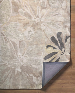 Ilfeld Athena Gray Floral Wool Rug - Ornate Home