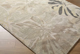Ilfeld Athena Gray Floral Wool Rug - Ornate Home