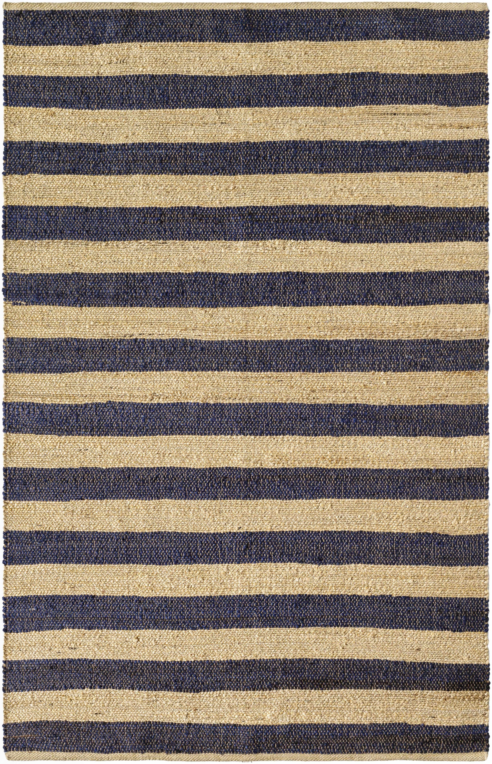Ilkay Beige & Black Jute Area Rug - Clearance - Ornate Home