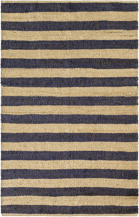Ilkay Beige & Black Jute Area Rug - Clearance - Ornate Home