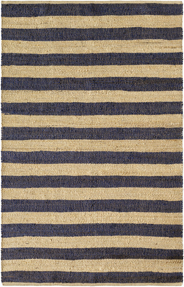 Ilkay Beige & Black Jute Area Rug - Clearance - Ornate Home