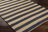 Ilkay Beige & Black Jute Area Rug - Clearance - Ornate Home