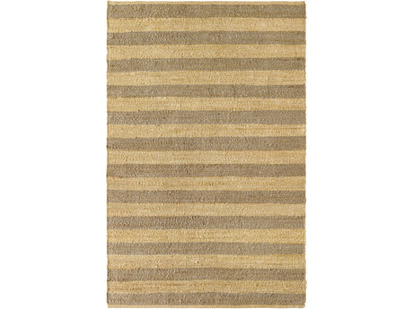Ilkay Block Stripe Jute Rug - Ornate Home