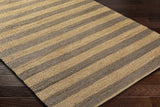Ilkay Block Stripe Jute Rug - Ornate Home