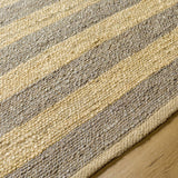 Ilkay Block Stripe Jute Rug - Ornate Home