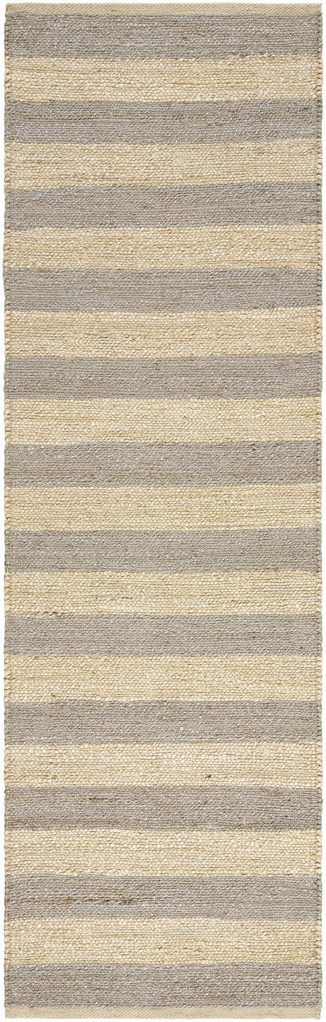 Ilkay Block Stripe Jute Rug - Ornate Home