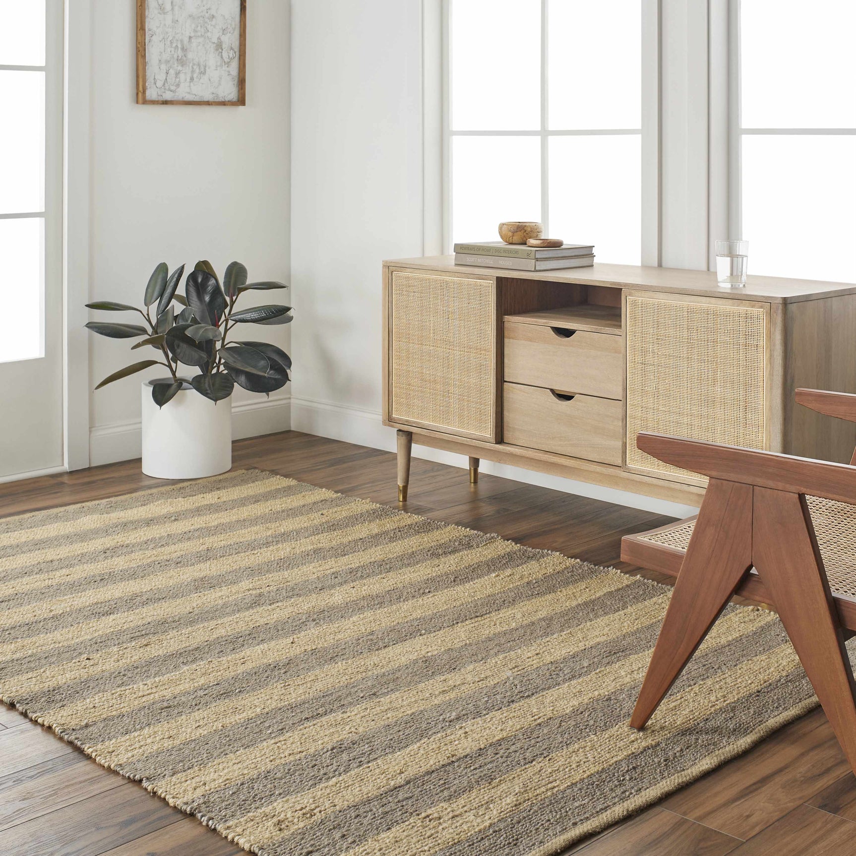 Ilkay Jute Area Rug - Clearance - Ornate Home