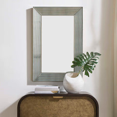 Illuminate Antique Brass Mirror - Ornate Home
