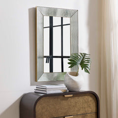 Illuminate Antique Brass Mirror - Ornate Home