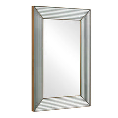 Illuminate Antique Brass Mirror - Ornate Home