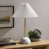 Illusion Brass Marble Dome Table Lamp - Ornate Home