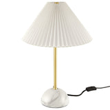 Illusion Brass Marble Dome Table Lamp - Ornate Home