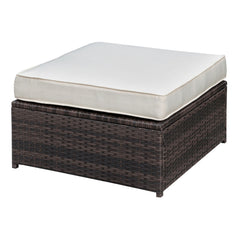 Ilona Brown/Beige L-Sectional & Coffee Table & End Table - Ornate Home