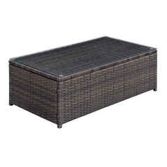 Ilona Brown/Beige Outdoor Seating Sets - Ornate Home