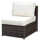 Ilona Brown/Beige Outdoor Seating Sets - Ornate Home