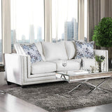 Ilse Off-White/Blue Sofa - Ornate Home