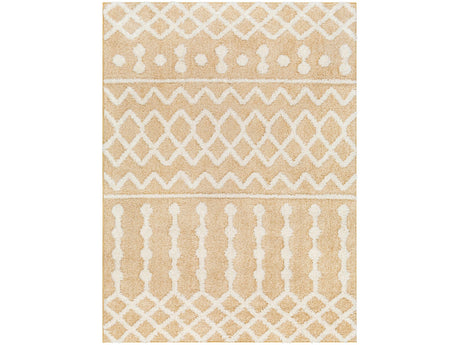 Ilyas Camel Plush Area Rug - Ornate Home
