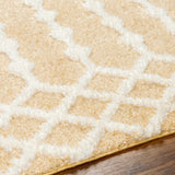 Ilyas Camel Plush Area Rug - Ornate Home