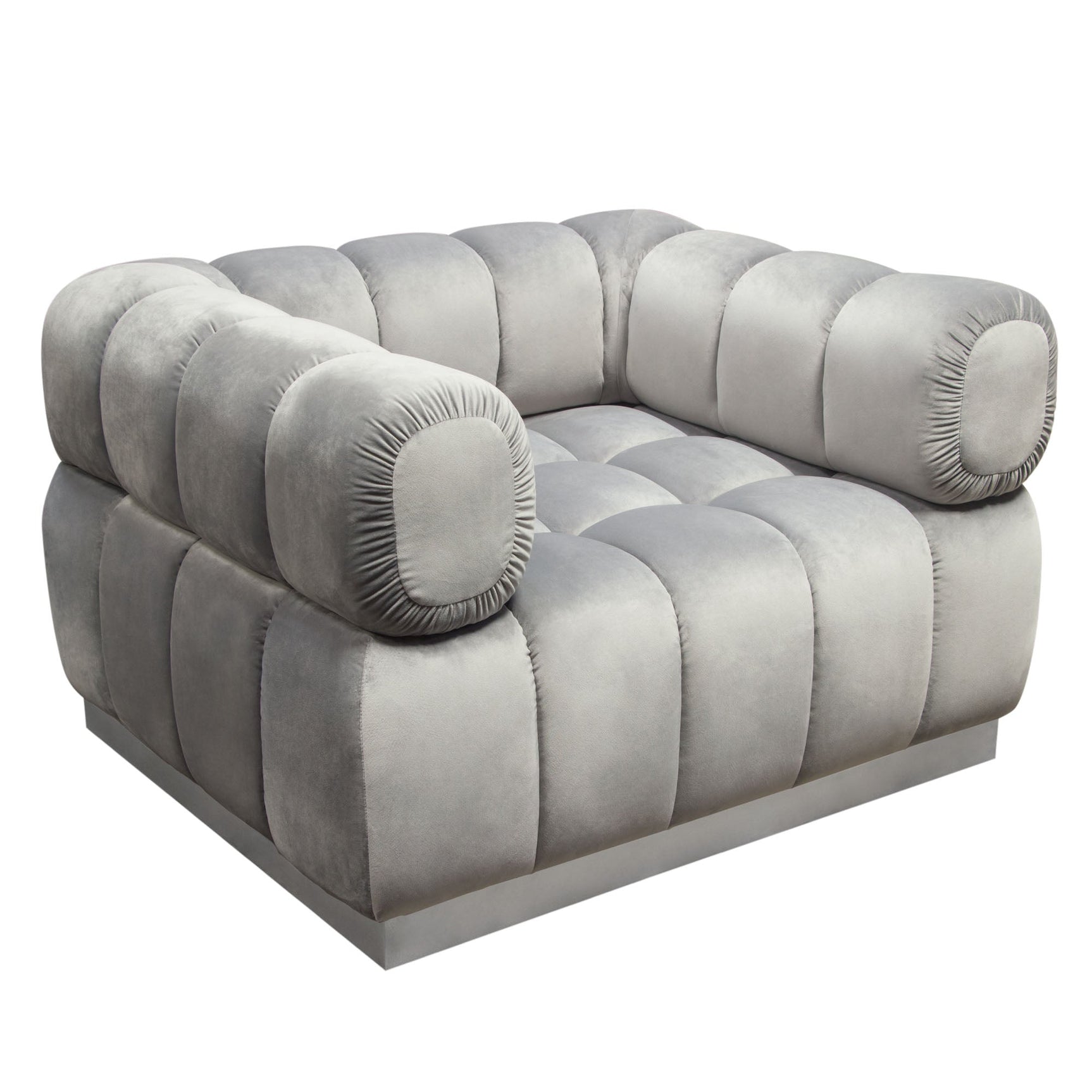 Image Platinum Grey Chair - Ornate Home