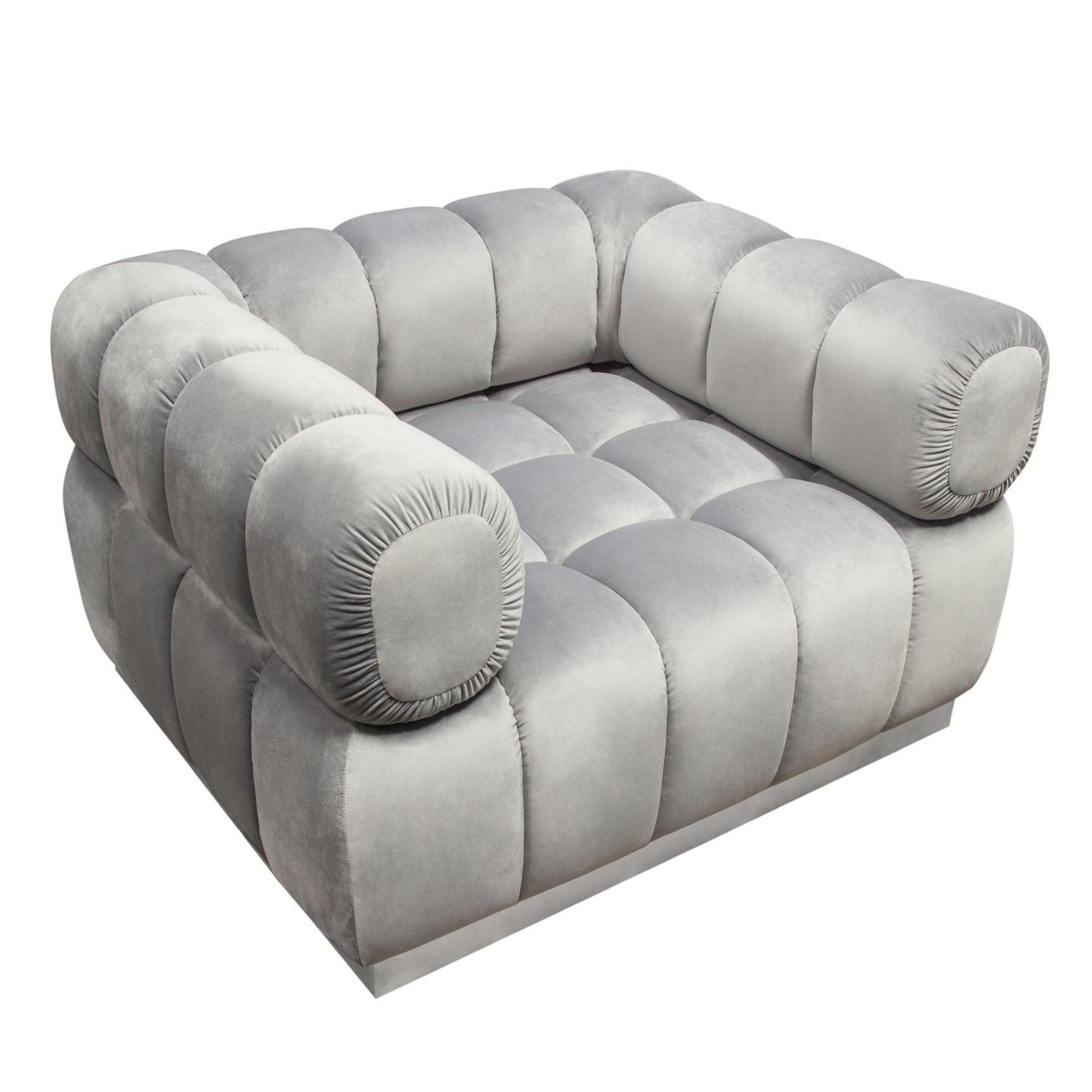 Image Platinum Grey Chair - Ornate Home