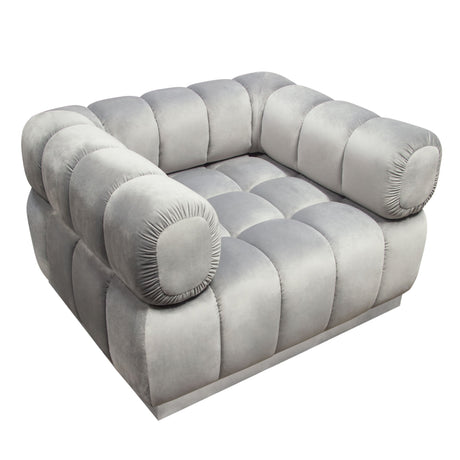 Image Platinum Grey Chair - Ornate Home