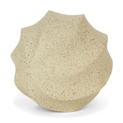 Imani Beige Large Sculptural Textured Metal Decorative Orb Object