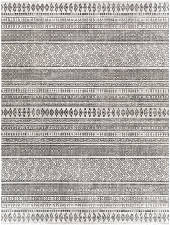 Imboden Black&White Outdoor Rug - Ornate Home