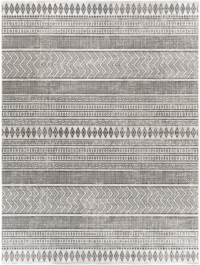 Imboden Black&White Outdoor Rug - Ornate Home