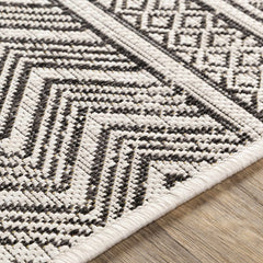 Imboden Black&White Outdoor Rug - Ornate Home