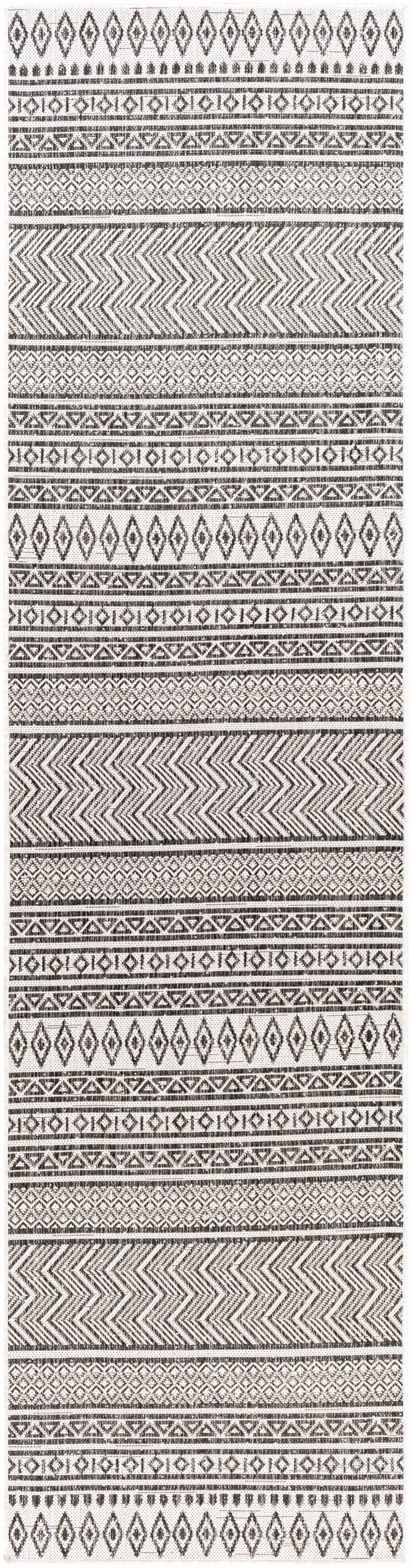 Imboden Black&White Outdoor Rug - Ornate Home