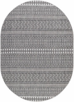 Imboden Black&White Outdoor Rug - Ornate Home