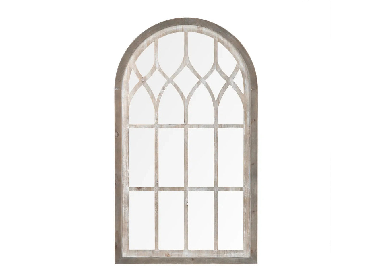 Imitation Gray/Brown Wall Mirror - Ornate Home