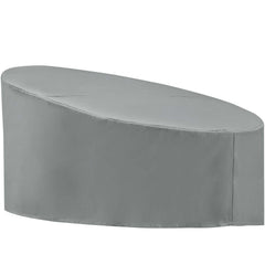 Immerse Gray Siesta and Convene Canopy Daybed Outdoor Patio Furniture Cover - Ornate Home